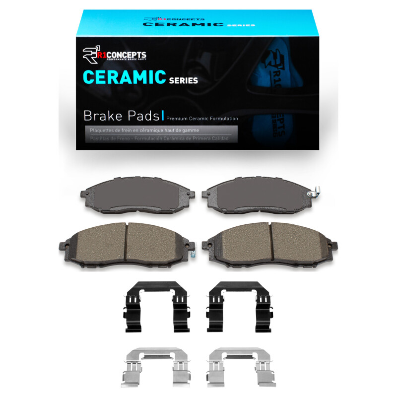 Nissan Frontier Brake Pads - Front - R1 Concepts - R1 Ceramic - `00-`04